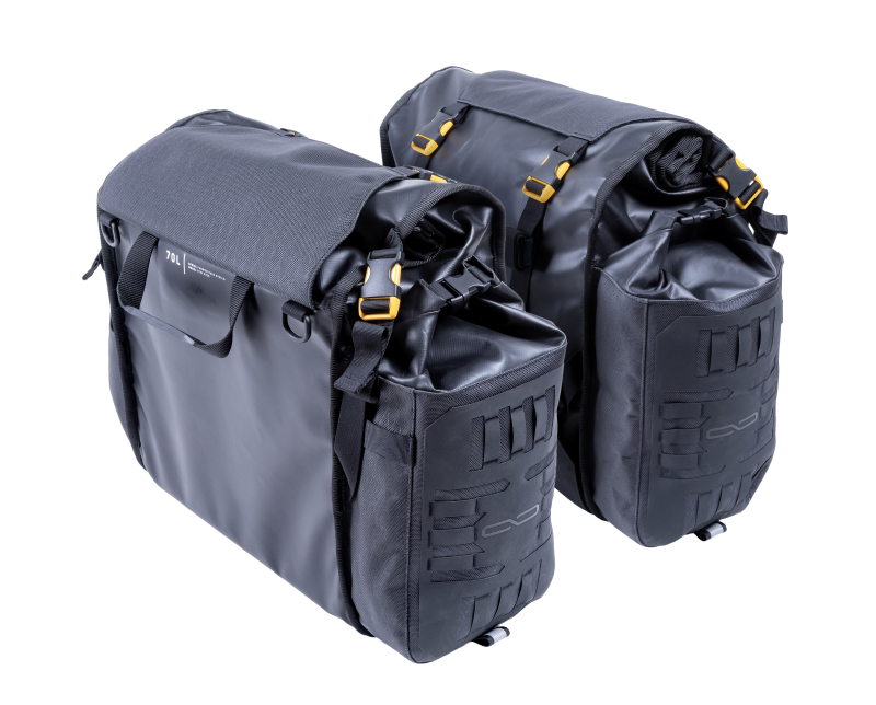 Giant Loop RTW25-B Round the World Panniers 90+L Black Motorcycle