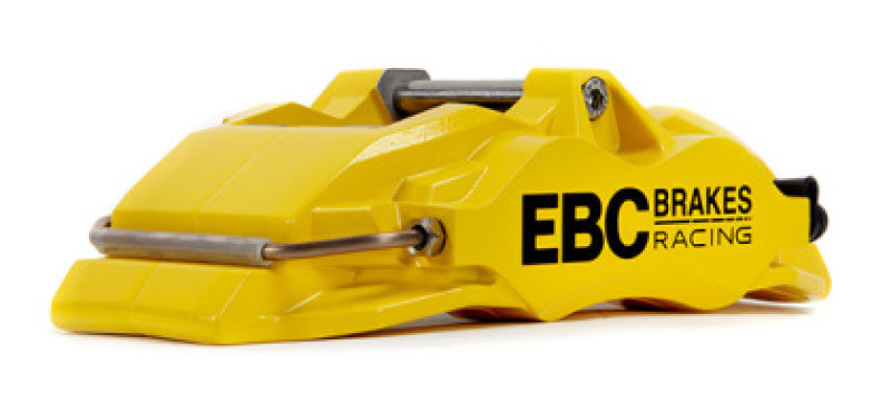 EBC Racing 17-22 Honda Civic Type-R (FK8) Yellow Apollo-6 Front Right Caliper BC6103YEL-R