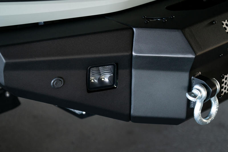 DV8 Offroad 2021+ Ford Bronco Front Bumper Winch Capable w/ Optional Bull Bar/Aux Light Opening - #FBBR-01