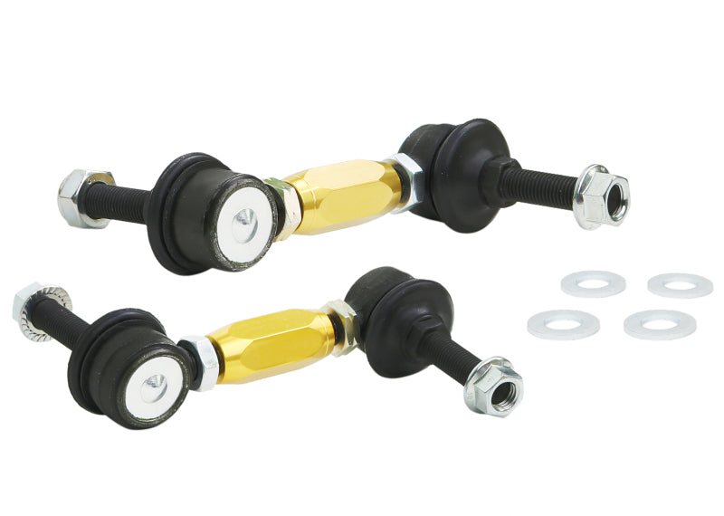 Whiteline KLC140-090 Universal Sway Bar Link Kit Heavy Duty Adjustable Ball Joint