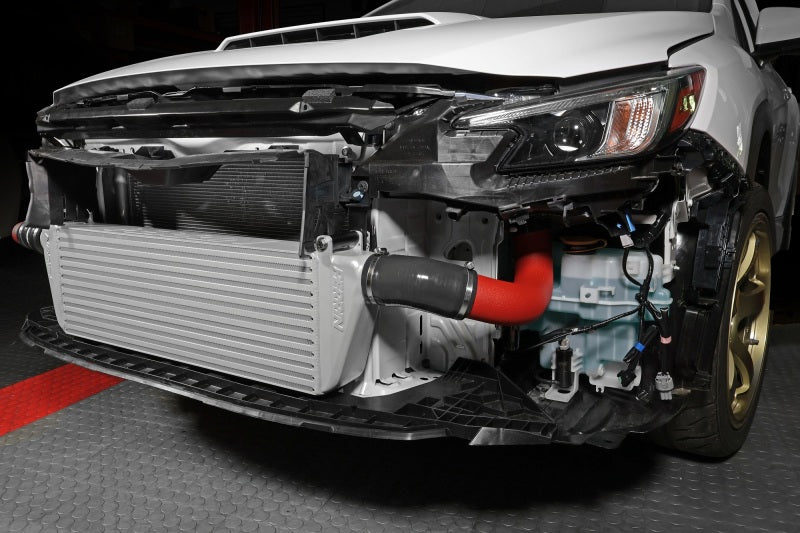 PERRIN 22-26 Subaru WRX Front Mount Intercooler Kit (Red Tubes & Silver Core)