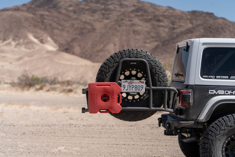 DV8 18-25 Jeep Wrangler JL Body Mounted Tire Carrier - #TCJL-14