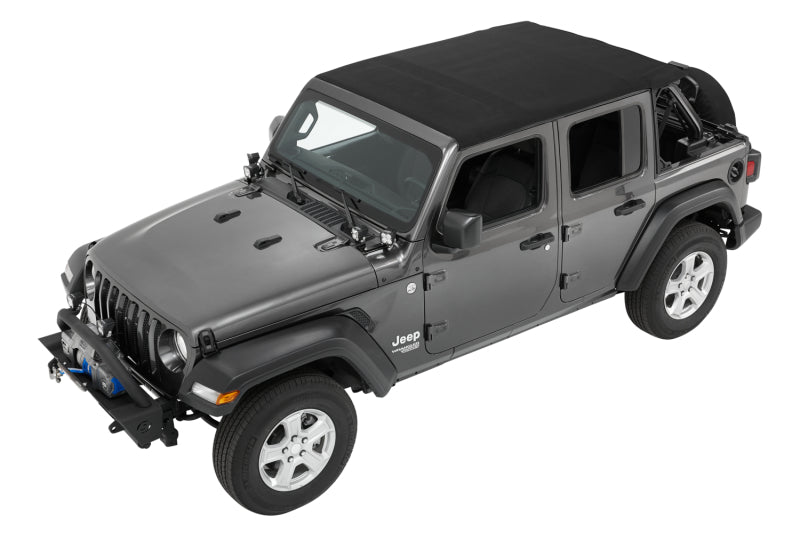 Bestop 18-26 for Jeep Wrangler JL 4-Door Trektop (Premium Black Twill)