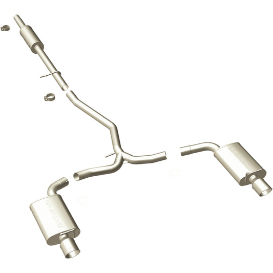 MagnaFlow 15467 11-13 Ford Explorer V6 3.5L SS Catback Exhaust Dual Split Rear Exit w/ 3.5in SS Tips - #15467