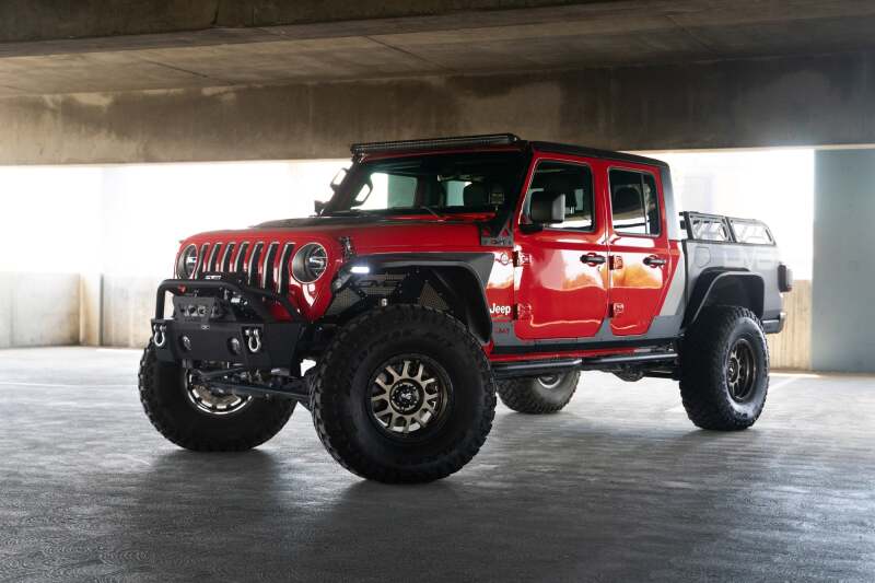 DV8 Offroad 20-23 Jeep Gladiator JT Slim Fender Flares - #FDGL-07