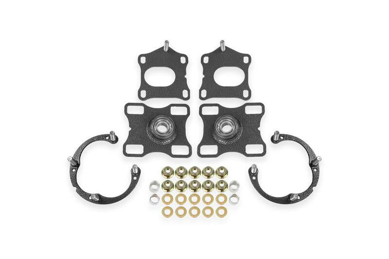 BMR Suspension 2011-2014 Ford Mustang Caster/Camber Plates - Black Hammertone