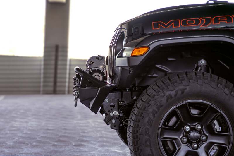 DV8 Offroad 07-23 Jeep Wrangler JK/JL & Gladiator JT FS-1 Series Stubby Front Bumper - #FBJL-11