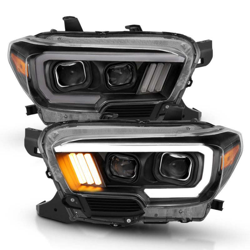 ANZO 2016-2023 Toyota Tacoma LED Projector Headlights