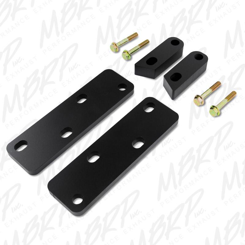 MBRP AD1710 Reinforcement Brace Spacer Kit - 2011-2015 Chevrolet Camaro 6.2L V8 (Convertible) | Black Coated