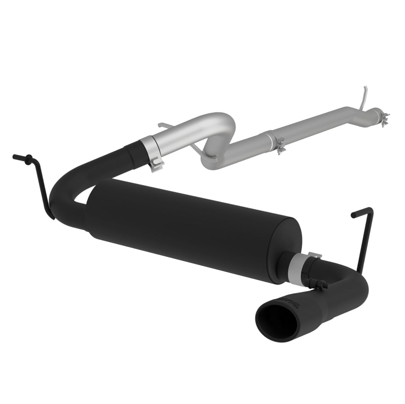 MBRP 12 Jeep Wrangler/ Rubicon 3.6L Cat Back Black Exhaust