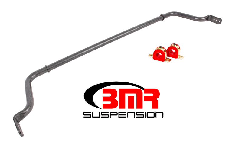 BMR 2016-2024 6th Gen Camaro Rear Hollow 32mm Adj. Sway Bar Kit - Black Hammertone
