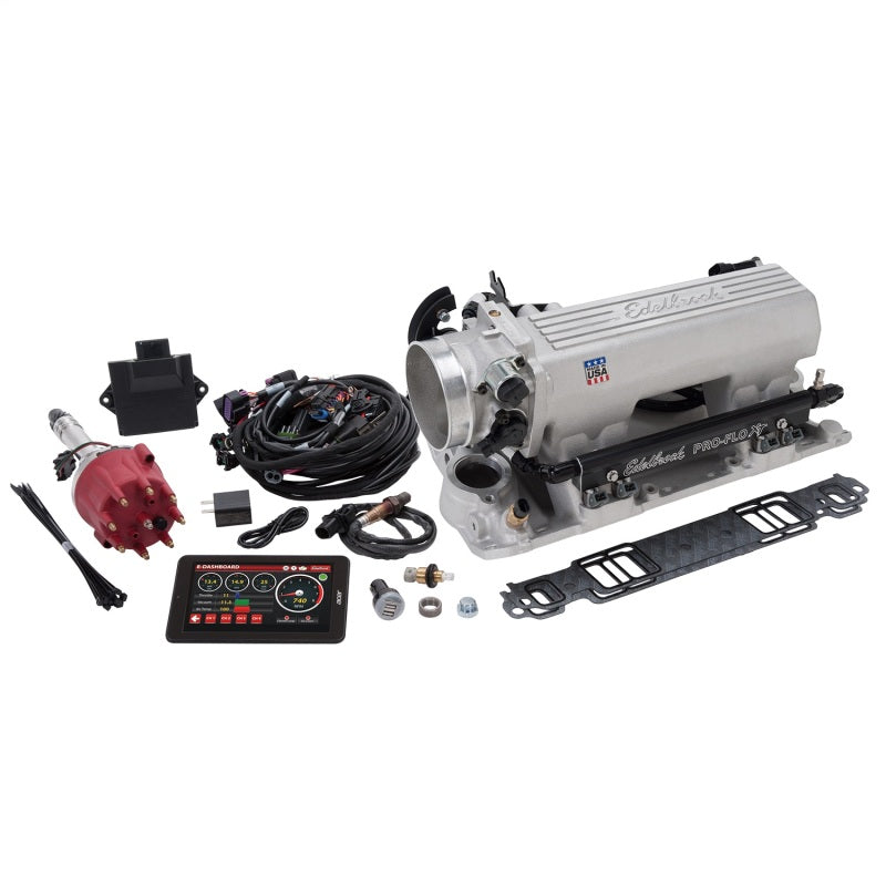 Edelbrock 35810 Pro Flo 4 XT EFI System Sequential Port SBC 1986 & Earlier 625 Max HP 35lb/hr Satin