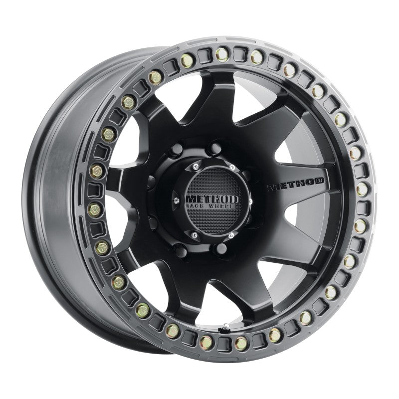 Method MR108 17x9 -44mm Offset 8x6.5 130.81mm CB Matte Black with BH-H24125-38 Wheel