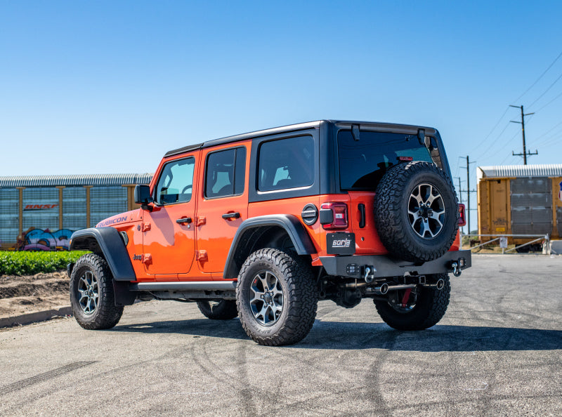 Borla 11964 18-19 Jeep Wrangler JL/JLU 2.0L 4Cyl 2DR/4DR Axle Back Exhaust ATAK w/ 3.5in Tips - #11964