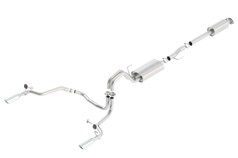 Borla 140614 15-16 Ford F-150 2.7L/3.5L V6 / 5.0L V8 Ext. Cab Std. Bed CB Exh Touring Single Split Rear Ext - #140614