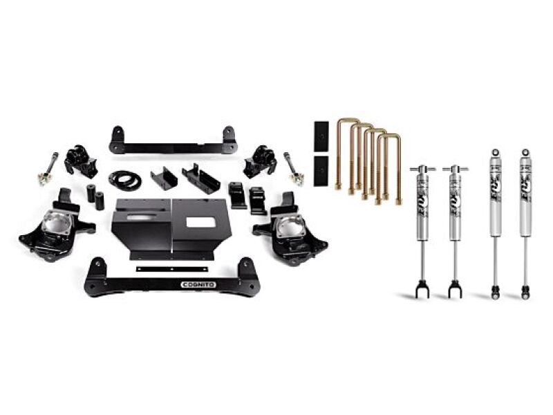 Cognito Motorsports 110-P0778 4-Inch Standard Lift Kit with Fox PSMT 2.0 Shocks for 2011-2019 Chevrolet Silverado / GMC Sierra 2500 HD / 3500 HD