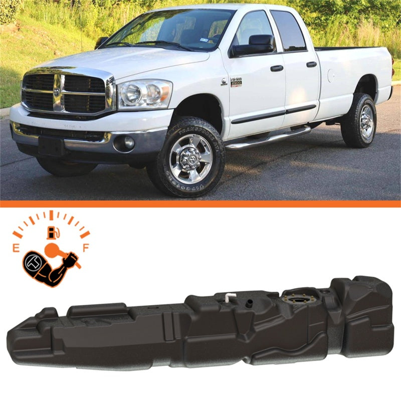 Titan Fuel Tanks 03-12 RAM 2500/3500 Cummins Crew Cab Long Bed 60 Gallon XXL Mid-Ship Fuel Tank 7030303