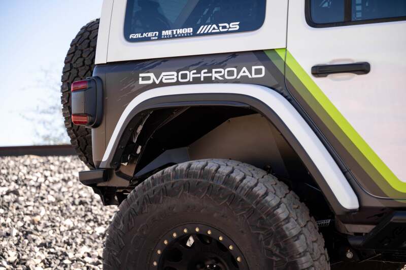 DV8 Offroad 18-24 Jeep Wrangler JL Rear Inner Fenders - #INFEND-06RB