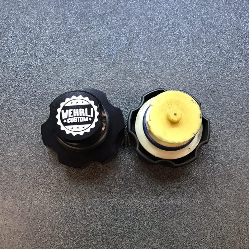 Wehrli Custom Fabrication WCF100443 Billet Oil Fill Cap Black Anodized for 1999-2026 Chevrolet Silverado / GMC Sierra 1500 / 2500 HD / 3500 HD, Chevrolet Colorado / GMC Canyon Duramax