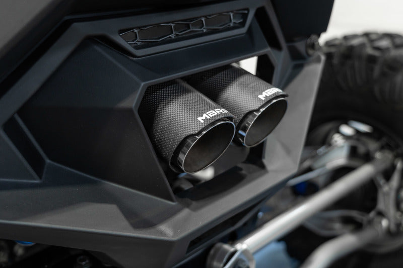 MBRP 22-23 Polaris RZR Pro R Single Slip-on Dual Outlet Perf. Series