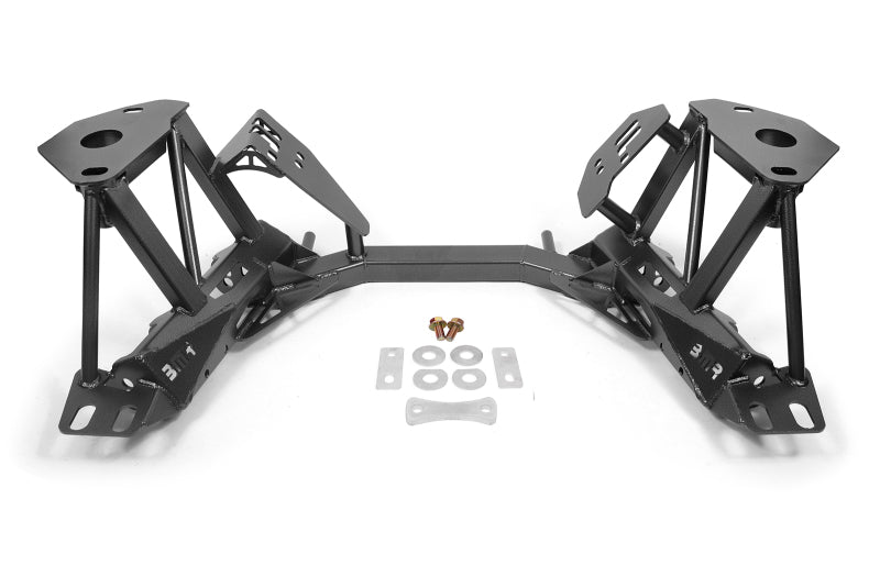 BMR 1979-1995 Ford Mustang K-Member Premium Version with Spring Perches - Black Hammertone