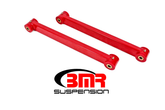 BMR 05-14 S197 Mustang Non-Adj. Boxed Lower Control Arms (Polyurethane) (1x2in Tubing) - Red