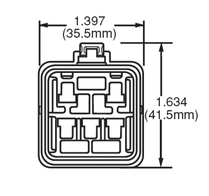 HELLA H84709001 Mini ISO Relay Connector Weatherproof with 12in Leads