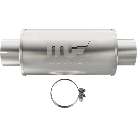 MagnaFlow 12775 Muffler Mag DSL SS 7x7x14 4in Inlet 4in Outlet - #12775