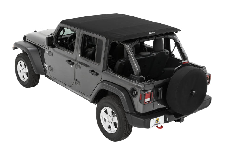Bestop 18-26 for Jeep Wrangler JL 4-Door Trektop (Premium Black Twill)