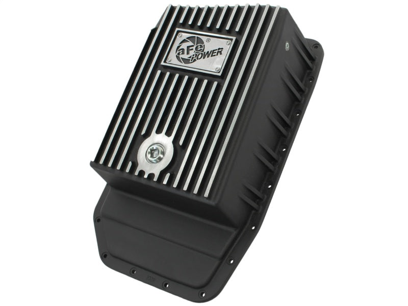 aFe Power Transmission Pan Black Machined 09-14 Ford 6R80 F-150 Trucks - #46-70172