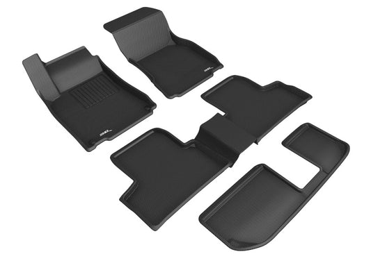 3D MAXpider Kagu Front, Rear & 3rd Row Floor Mats for 2020-2024 Mercedes-Benz GLB250/GLB35 AMG