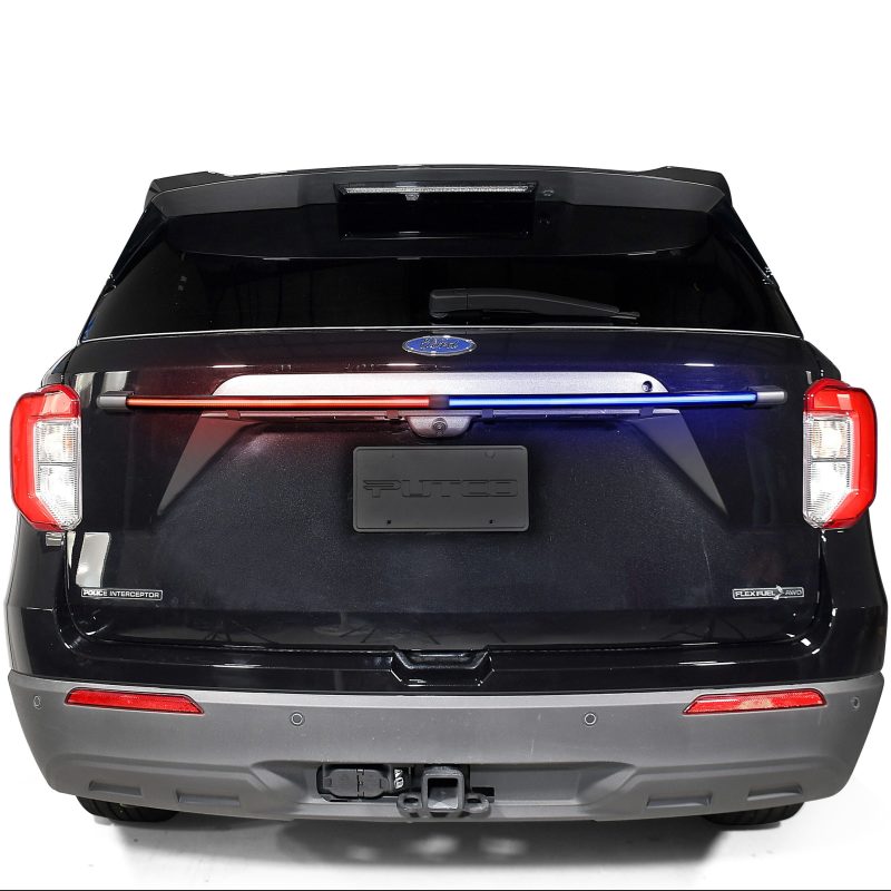 Putco for 48In Red / Blue with 64 Strobe Patterns & White Over-Ride Light Bars E-Blades