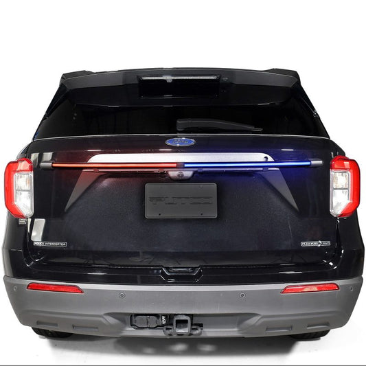 Putco for 36In Red / Blue with 64 Strobe Patterns & White Over-Ride Light Bars E-Blades