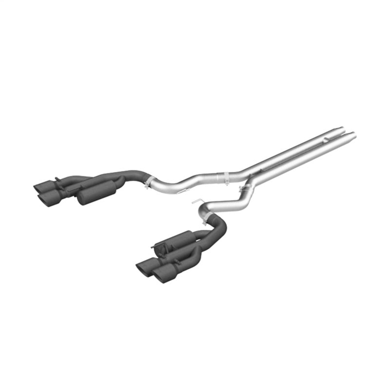 MBRP 18-19 Ford Mustang GT 5.0 3in Cat Back Race Version - Black