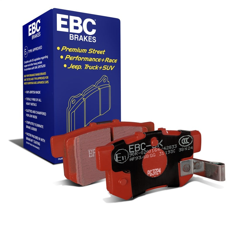 EBC 97 Acura CL 2.2 Redstuff Rear Brake Pads DP31193C