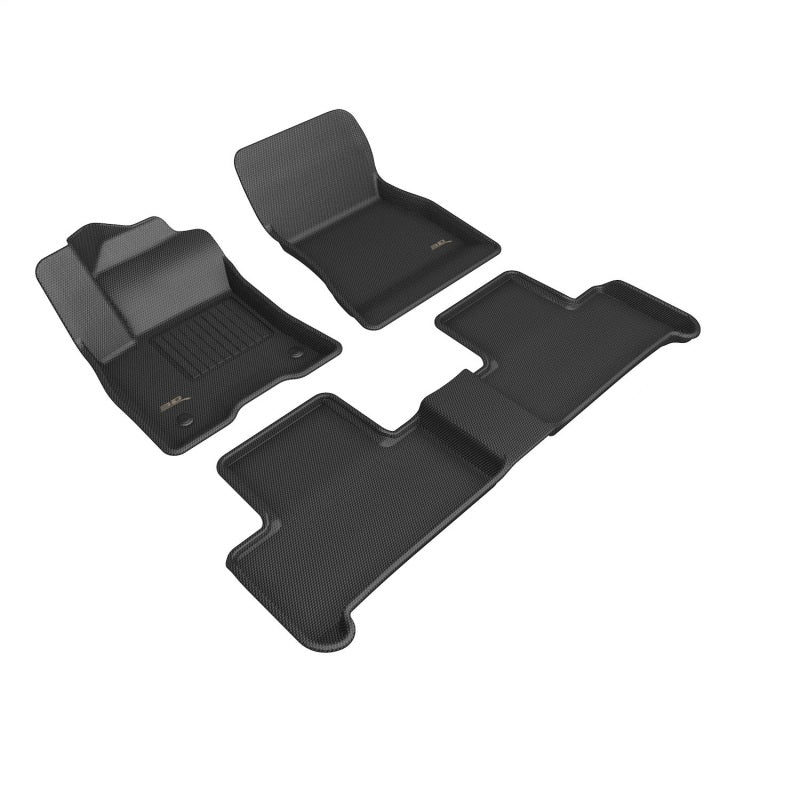 3D MAXpider Kagu Front & Rear Floor Mats for 2022-2024 Mercedes-Benz EQB 250+/EQB 300/EQB 350