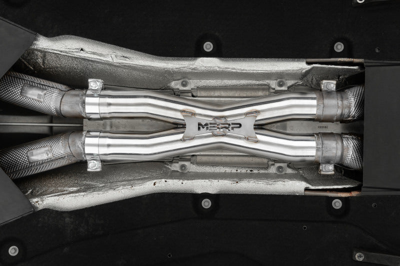 MBRP Ferrari 812SF/812GTS/F12 / 3in Resonator Delete X-Pipe - T304