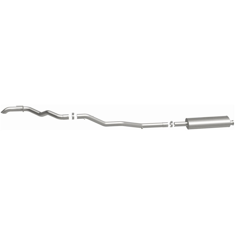 MagnaFlow 19486 2020 Jeep Gladiator 2.5in Rock Crawler Series Single Rear Exit SS Cat-Back Exhaust w/o Tip - #19486