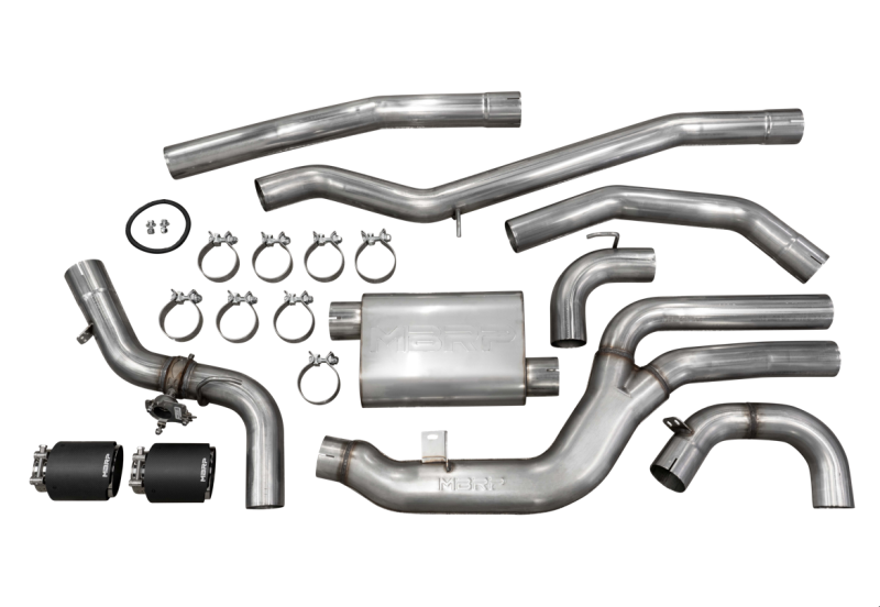MBRP 2020+ Toyota Supra 3.0L 3in Catback Carbon Fiber Tips - T304