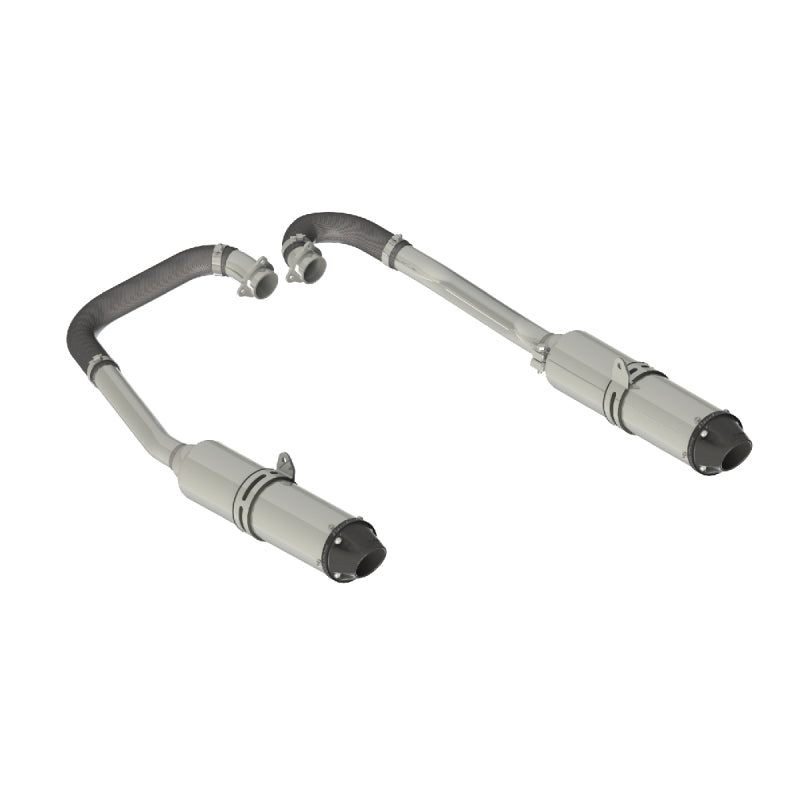 MBRP 11-14 Polaris RZR 900 Complete Dual Exhaust Headers-Back