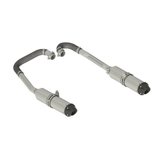 MBRP 11-14 Polaris RZR 900 Complete Dual Exhaust Headers-Back