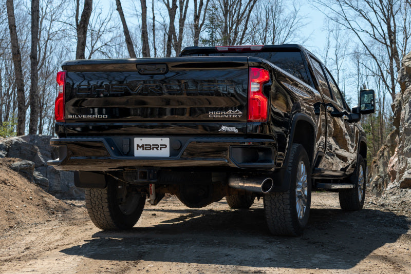 MBRP GMC/Chevy 2500/3500 4in Mand Bent Tubing Pro-Ser Cat Back
