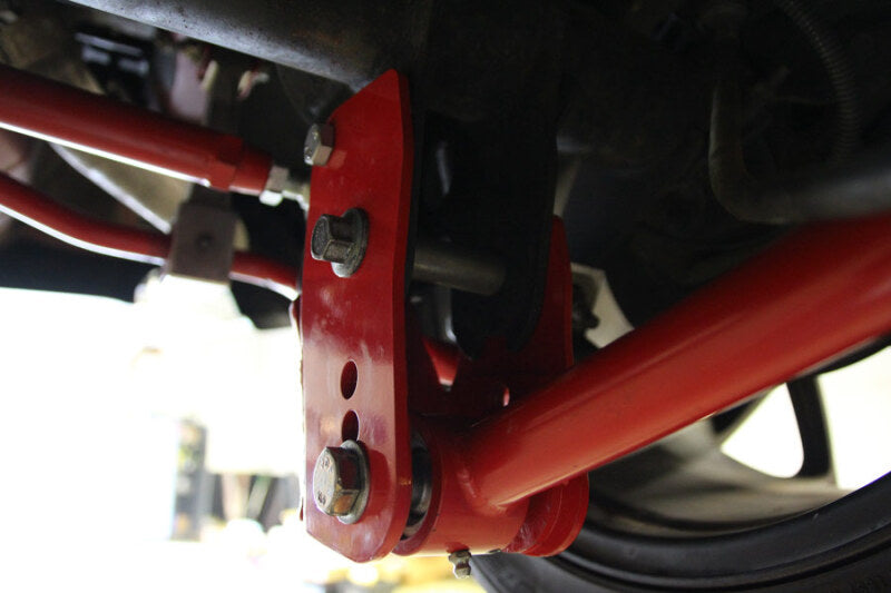 UMI Performance 1060-B Rear Control Arm Relocation Brackets Bolt-In Black