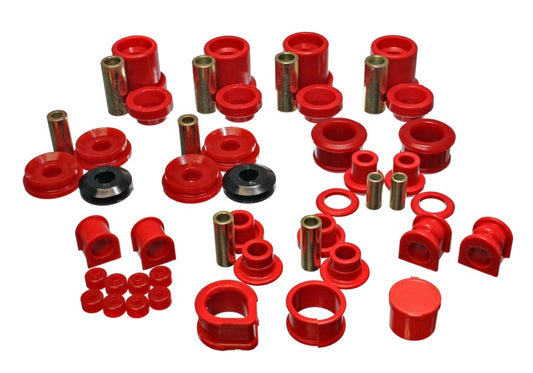 Energy Suspension for 1990-1996 300ZX Red Hyper-Flex Master Bushing Set 7.18105R