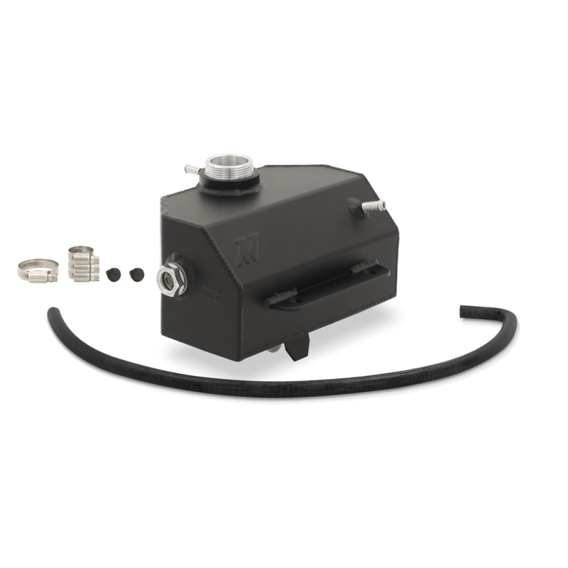 Mishimoto 2015 Ford Mustang EcoBoost / 3.7L / 5.0L Aluminum Coolant Expansion Tank - Black - #MMRT-MUS-15EBK