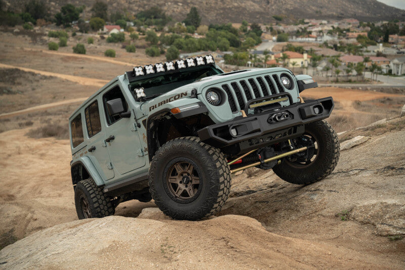 Dv8 18+ Jeep Wrangler JL / 20+ Jeep Gladiator JT OE Plus Front Bumper - #FBJL-13