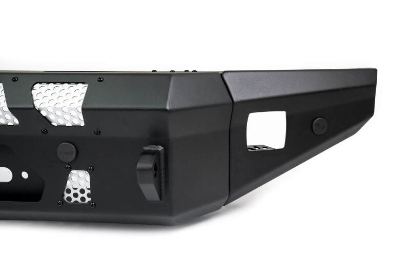DV8 Offroad 2021+ Ford Bronco Front Bumper Winch Capable w/ Optional Bull Bar/Aux Light Opening - #FBBR-01