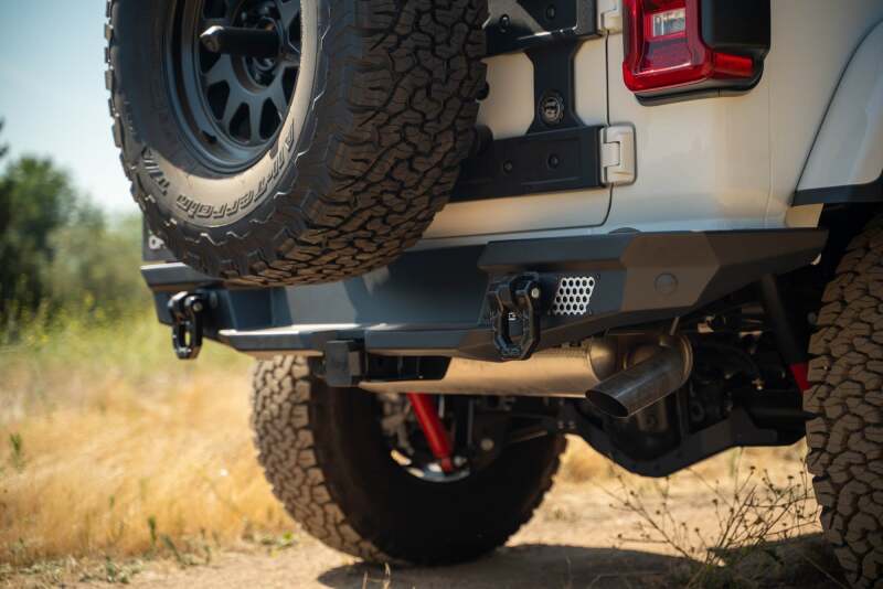 DV8 Offroad 2018 Jeep Wrangler JL MTO Series Rear Bumper w/ Optional Tire Carrier - #RBJL-13