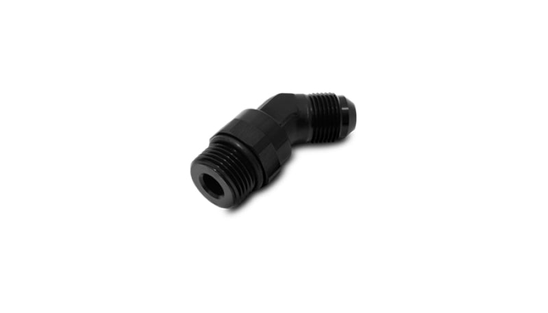 Vibrant -10AN Male to Male -10AN Straight Cut 45 Degree Adapter Fitting