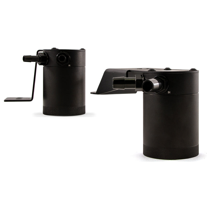 Mishimoto 2013+ Cadillac ATS 2.0T Baffled Oil Catch Can Kit - Black - #MMBCC-ATS4-13SBE